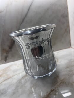 ⁦נטלה קריסטל זכוכית - כסף⁩ – תמונה ⁦2⁩