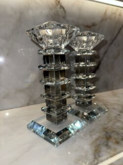 ⁦זוג פמוטי קריסטל מהודרים 308⁩ – תמונה ⁦2⁩
