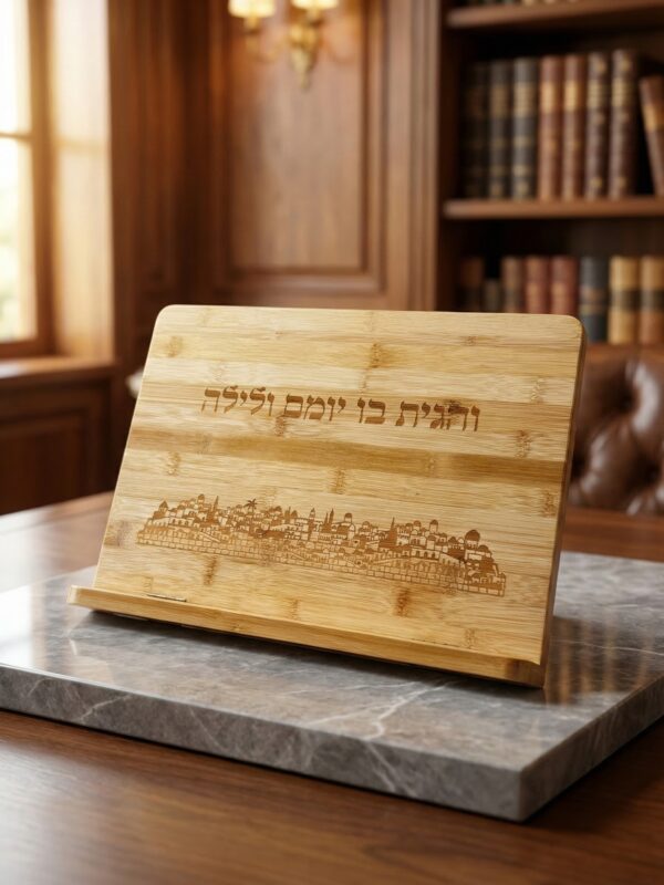 שטנדר מתקפל עץ ומתכת מהודר