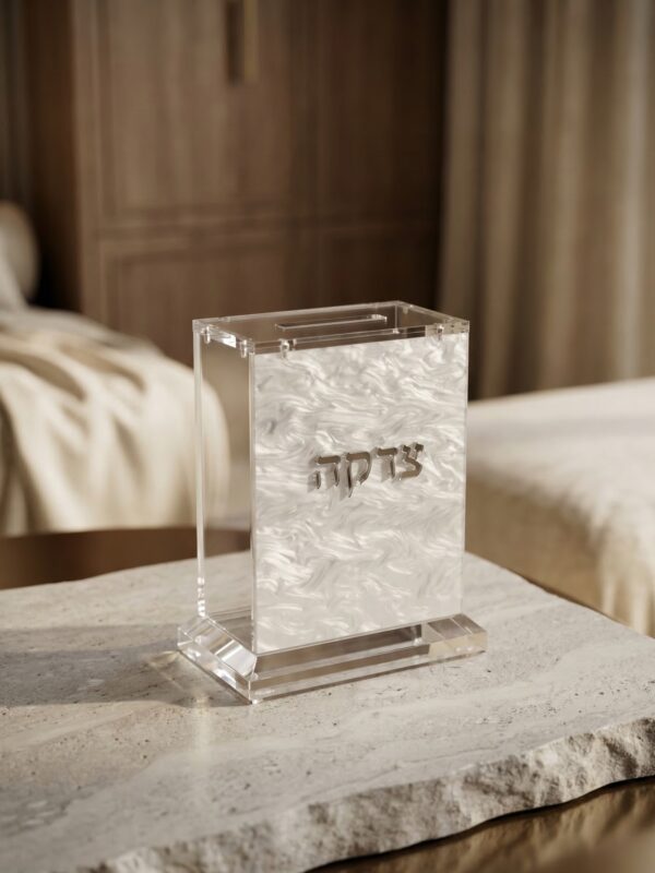 קופת צדקה אקריליק פנינה