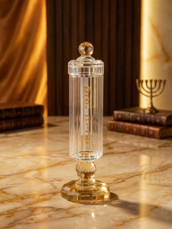 מחזיק גפרורים מהודר מקריסטל שמפניה