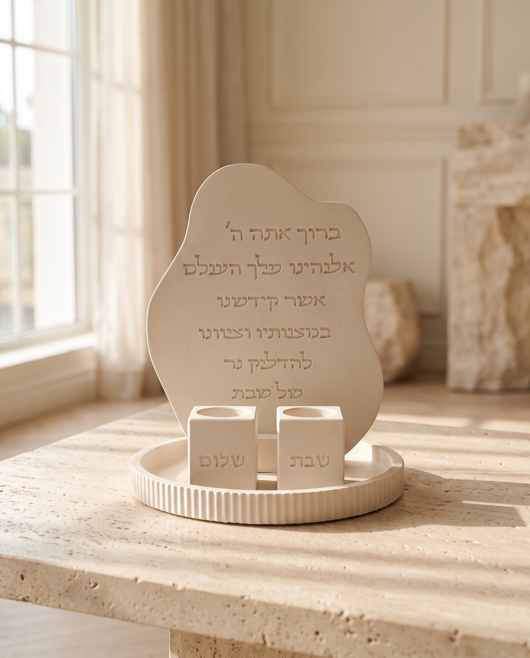 PHOTO_2026_08_19_12_06_58___He מעמד מעוצב להדלקת נרות מבטון – תמונה 1